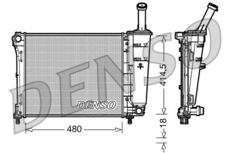 Радіатор DENSO DRM09161