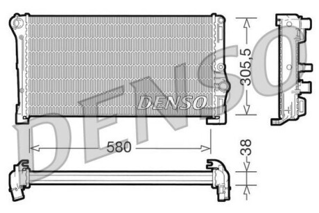 Радіатор DENSO DRM13010