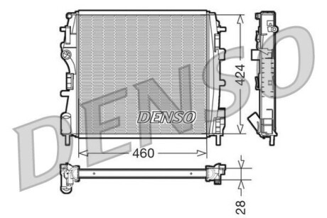 Радіатор DENSO DRM23019