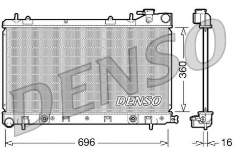 Конденсер DENSO DRM36002