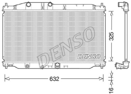 Теплообмінник DENSO DRM40043 (фото 1)