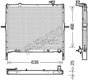 Радіатор DENSO DRM43002