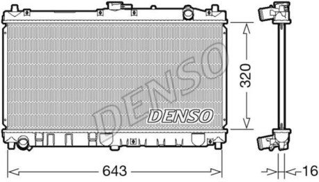 Теплообмінник DENSO DRM44031