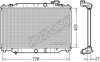 Радіатор двигуна, головний DENSO DRM44040 (фото 1)