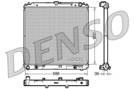 Радіатор DENSO DRM46032