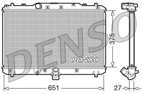 Радіатор DENSO DRM47022