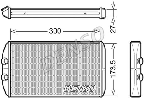 Радіатор пічки DAILY VI.. DENSO DRR12008