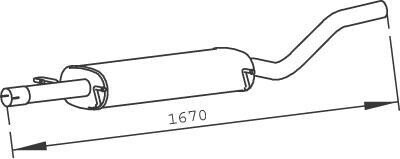 Деталь вихлопної системи Dinex 56336