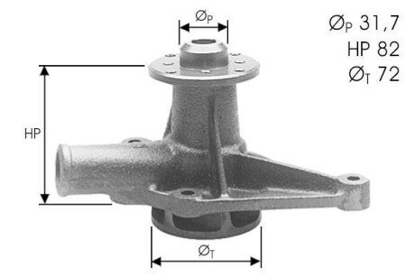 Насос води DOLZ A123