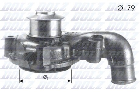 Насос води DOLZ F155 (фото 1)