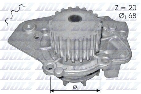 Водяной насос DOLZ N206