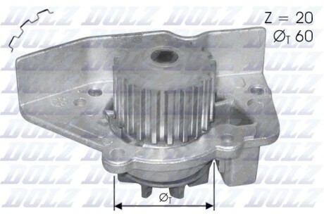 Насос води DOLZ N406