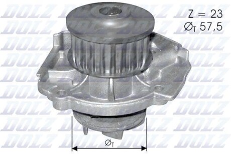 Насос води DOLZ S219 (фото 1)