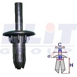 Зажим бампера ELIT C60310