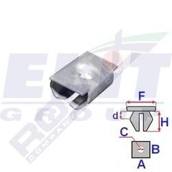 Зажими для бамперів та решiток ELIT C60613