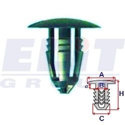 Зажим бампера ELIT R A14545