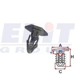 Зажим бампера ELIT R B19483