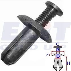 Зажим бампера ELIT R B22081