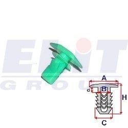 Зажим бампера ELIT R B25628