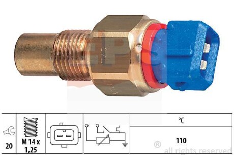 Температурный датчик охлаждающей жидкости EPS 1.830.521
