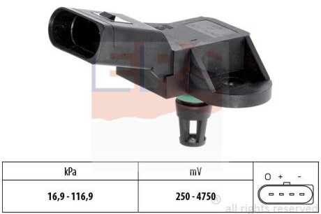 Датчик тиску повітря в впускному коллекторі Audi A4/A6 VW Passat EPS 1.993.226