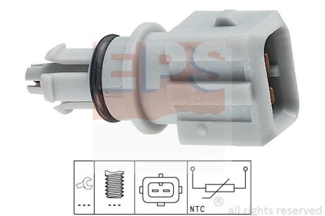 Датчик темп. впуск. повітря PSA/Renault 1.2/1.6 96- EPS 1.994.012