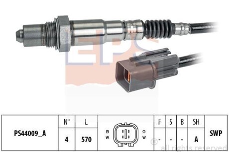 Лямбда-зонд (4-х конт.) Kia Ceed 1.6CVVT 12-/Soul 1.6 09- EPS 1.998.346