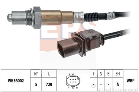 Лямбда зонд BMW 1 (E81/E87) 116/118/120/3 (E90/E91) /7 (E65/E67)/X5 (E70) 4.8 06-10 EPS 1.998.477