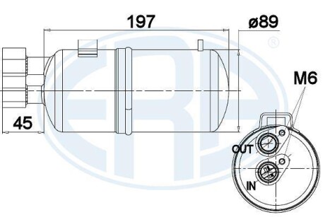 Осушувач кондицiонера ERA 668006