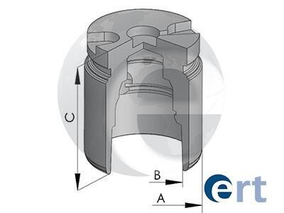 Поршень гальмівного супорту RENAULT Master II 97-10; NISSAN Interstar 01-10; OPEL Movano A 98-10 ERT 150898-C (фото 1)