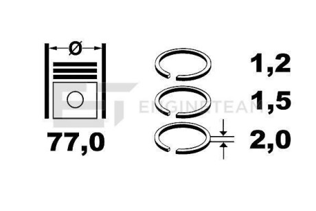 Комплект колец ET ENGINETEAM R1009650