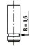 Клапан випускний ET ENGINETEAM VE0083 (фото 2)