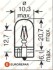 Лампа розжарювання W5W 12V 5W EUROREPAR 1616431580 (фото 2)