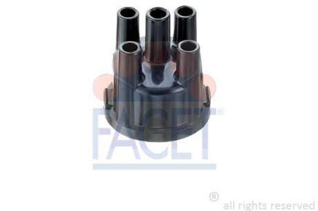 Крышка распределителя зажигания Audi 100/80/A4/ VW Caddy/Golf/Passat/Jetta 1.4-2.0 78-01 (2.7668PHT) FACET 27668PHT