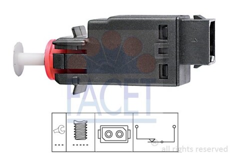 Датчик стоп-сигнала BMW E30/E36/E28/E34/E32/E24 (7.1058) FACET 71058