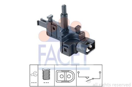 Датчик заднего хода Mercedes Benz W124/202/210 (88-) (7.6165) FACET 76165