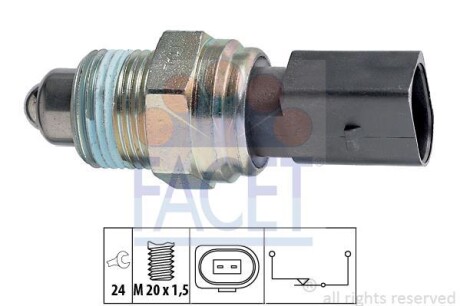 Датчик заднего хода Golf 97-06/Octavia 99-07 (7.6205) FACET 76205