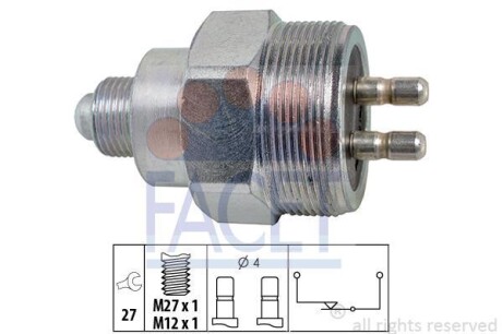 Датчик заднего хода Sprinter 96-/Vito 03- (7.6324) FACET 76324