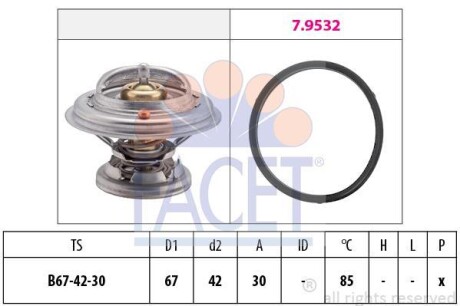 Термостат FACET 78280