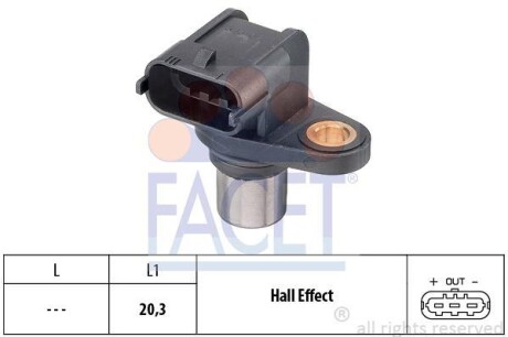 Датчик положення розподільчого валу FACET 90346