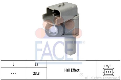 Датчик положення розподільчого валу FACET 90632