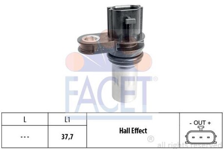 Датчик положения коленвала FACET 90675