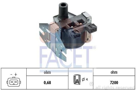 Котушка запалення FACET 96092