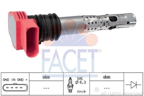 Котушка запалення FACET 96336