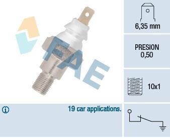Датчик тиску мастила FAE 11710 (фото 1)
