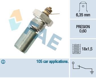 Датчик тиску мастила FAE 12260