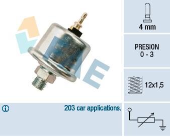 Датчик, давление масла FAE 14730