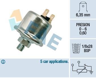 Датчик тиску оливи FAE 14940