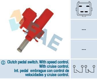 Датчик положення педалі зчеплення FAE 24835
