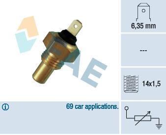 Датчик температури рідини охолодження FAE 31460